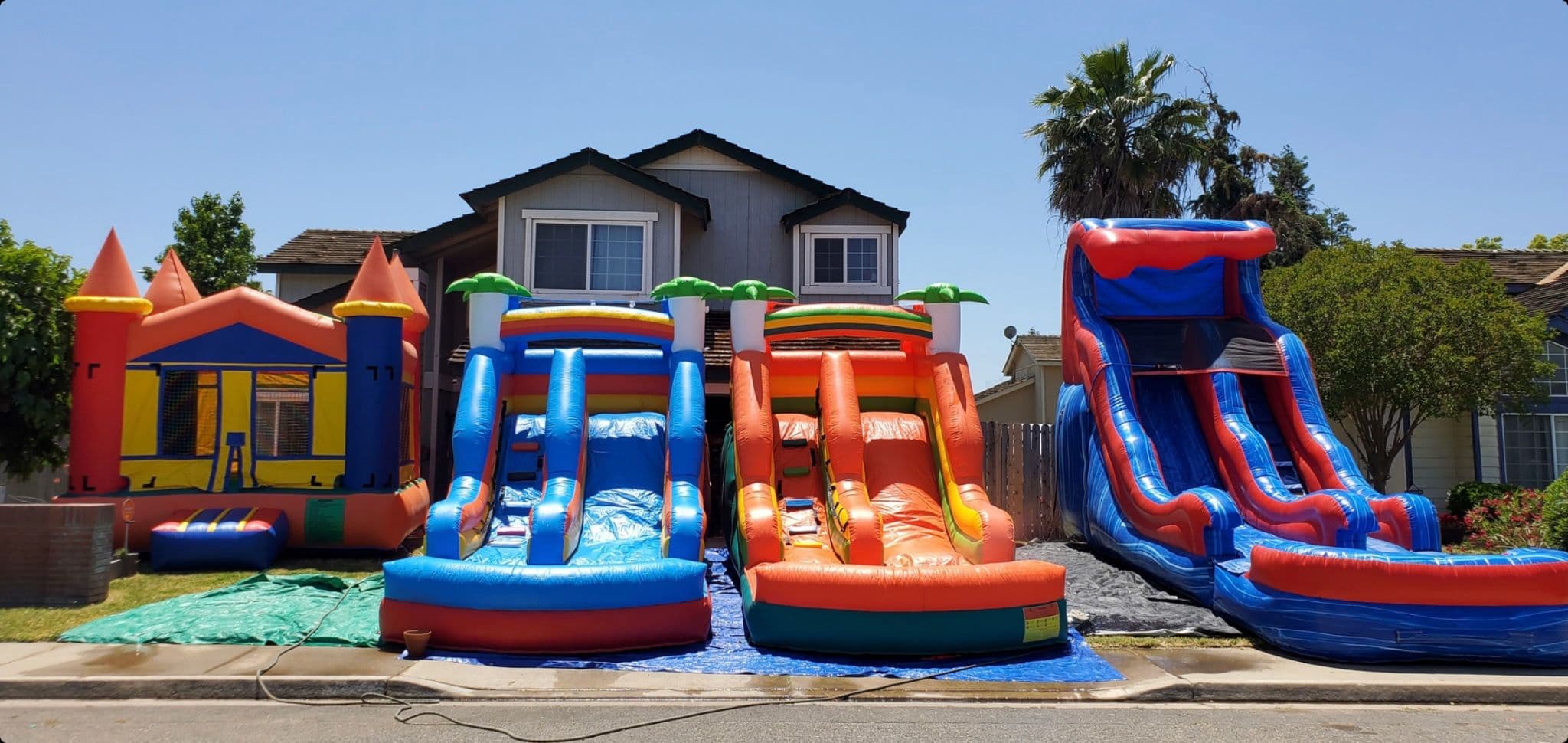 Bounce castle rentals for kids birthday parties