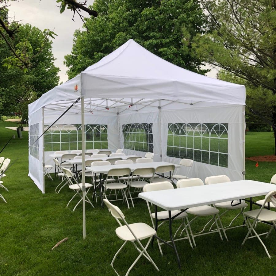 Tent setup