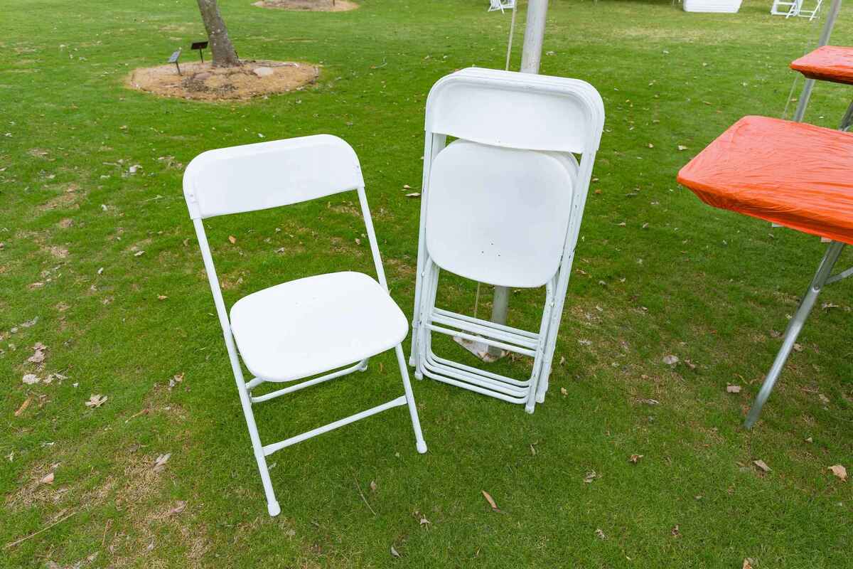 Folding chair rentals for event seating